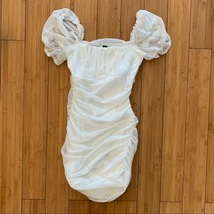 windsor mini white dress